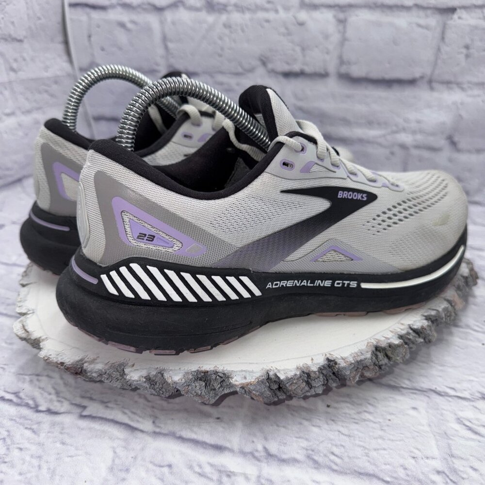 Brooks Adrenaline GTS 23 Womens Size 9.5 2A Gray Athletic Running Shoes Sneakers - Picture 5 of 12
